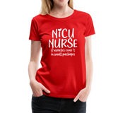 NICE NURSE Women’s Premium T-Shirt (CK1397) - red