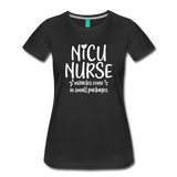 NICU Nurse Women’s Premium T-Shirt (CK1397) - black