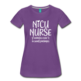 NICU Nurse Women’s Premium T-Shirt (CK1397) - purple