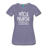 NICU Nurse Women’s Premium T-Shirt (CK1397) - washed violet