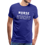 Nurse Men's Premium T-Shirt (CK1398) - royal blue