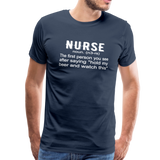 Nurse Men's Premium T-Shirt (CK1398) - navy