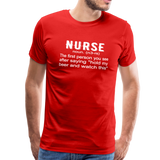 Nurse Men's Premium T-Shirt (CK1398) - red