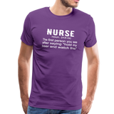 Nurse Men's Premium T-Shirt (CK1398) - purple