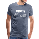 Nurse Men's Premium T-Shirt (CK1398) - heather blue