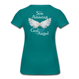 Son So Amazing Women’s Premium T-Shirt (CK1399) - teal