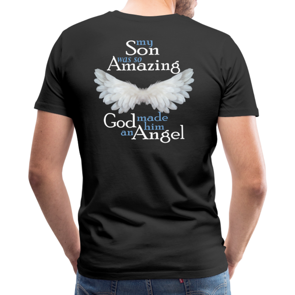 Son Amazing Angel Men's Premium T-Shirt (CK1399) - black