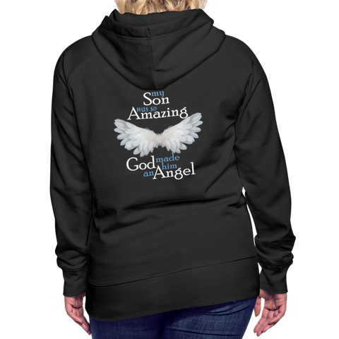 Son Amazing Angel Women’s Premium Hoodie (CK1400) - black