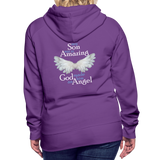 Son Amazing Angel Women’s Premium Hoodie (CK1400) - purple