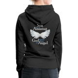 Son Amazing Angel Women’s Premium Hoodie (CK1400) - black