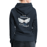 Son Amazing Angel Women’s Premium Hoodie (CK1400) - navy