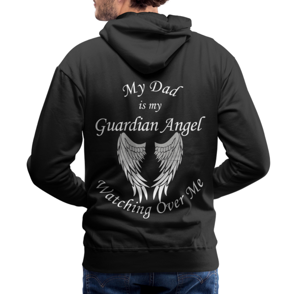 Dad Guardian Angel Men’s Premium Hoodie (Ck1401M) - black