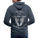 Aunt Guardian Angel Men’s Premium Hoodie (CK1403M) - heather denim