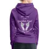 Aunt Guardian Angel Women’s Premium Hoodie (CK1403W) - purple