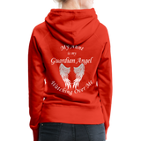 Aunt Guardian Angel Women’s Premium Hoodie (CK1403W) - red