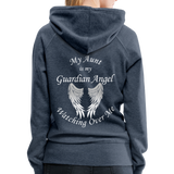 Aunt Guardian Angel Women’s Premium Hoodie (CK1403W) - heather denim