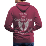 Son Guardian Angel Men’s Premium Hoodie (CK1405M) - burgundy