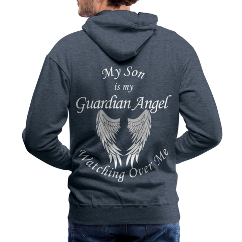 Son Guardian Angel Men’s Premium Hoodie (CK1405M) - heather denim