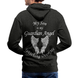 Son Guardian Angel Men’s Premium Hoodie (CK1405M) - charcoal gray