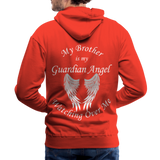 Brother Guardian Angel Men’s Premium Hoodie (CK1404M) - red