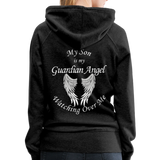 Son Guardian Angel Women’s Premium Hoodie (CK1405W) - charcoal gray