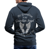 Grandson Guardian Angel Men’s Premium Hoodie (CK1407M) - navy