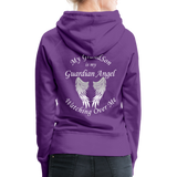 Grandson Guardian Angel Women’s Premium Hoodie (CK1407W) - purple