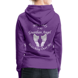Daddy Guardian Angel Women’s Premium Hoodie (CK1408W) - purple