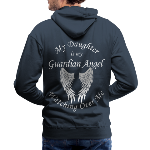 Daughter Guardian Angel Men’s Premium Hoodie (CK1409M) - navy