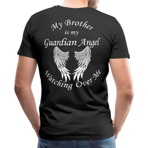 Brother Guardian Angel Men's Premium T-Shirt (Ck1415) - black