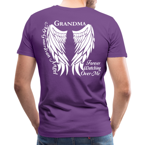 Mom Guardian Angel Men's Premium T-Shirt (Ck1416) - purple