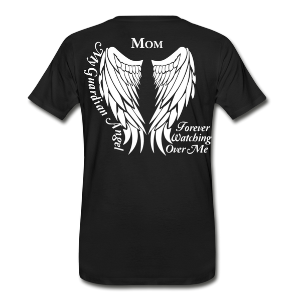 Mom Guardian Angel Men's Premium T-Shirt - black