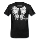 Mom Guardian Angel Men's Premium T-Shirt - charcoal gray