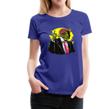 Trump Zombie Women’s Premium T-Shirt (CK1449L) - royal blue