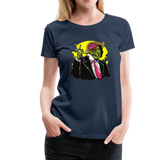 Trump Zombie Women’s Premium T-Shirt (CK1449L) - navy