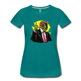 Trump Zombie Women’s Premium T-Shirt (CK1449L) - teal