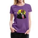 Trump Zombie Women’s Premium T-Shirt (CK1449L) - purple