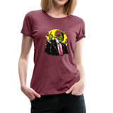 Trump Zombie Women’s Premium T-Shirt (CK1449L) - heather burgundy