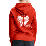 Dad Guardian Angel Women’s Premium Hoodie (CK1451) - red