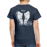 Dad Guardian Angel Toddler Premium T-Shirt (CK1452) - navy
