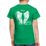 Dad Guardian Angel Toddler Premium T-Shirt (CK1452) - kelly green