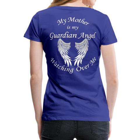 Mother Guardian Angel Women’s Premium T-Shirt (CK1455W) - royal blue