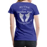 Uncle Guardian Angel Women’s Premium T-Shirt (CK1457W) - royal blue