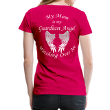 Mom Guardian Angel Women’s Premium T-Shirt (Ck1460W) - dark pink