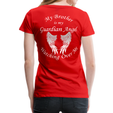 Brother Guardian Angel Women’s Premium T-Shirt (CK1463W) - red
