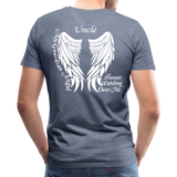 Uncle Guardian Angel Men's Premium T-Shirt (CK1473U) - heather blue