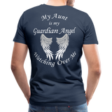 Aunt Guardian Angel Men's Premium T-Shirt (CK1474) - navy