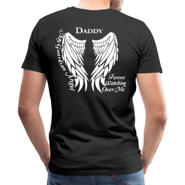 Daddy Guardian Angel Men's Premium T-Shirt (CK1479) - black
