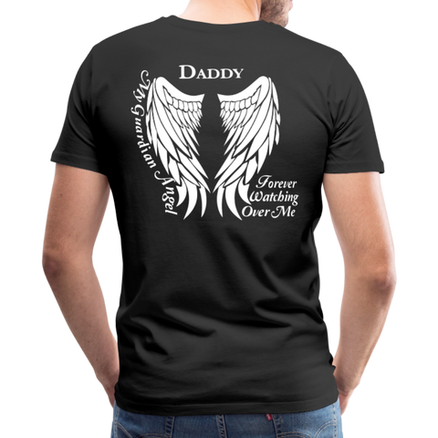Daddy Guardian Angel Men's Premium T-Shirt (CK1479) - black