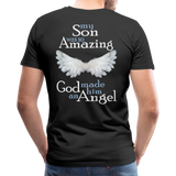 Son Amazing Angel Men's Premium T-Shirt (CK1480) - black